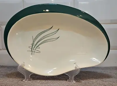 Buy Vintage Large Carlton Ware Kidney Shaped Serving Bowl Dish White Green • 7.99£