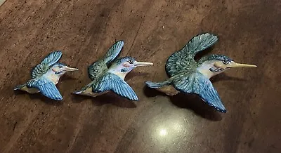 Buy Set Of Three Beswick Graduated Flying Kingfishers Nos.729/1,2,3 • 200£