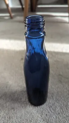Buy Small Dark Blue Glass Bottle • 1.50£