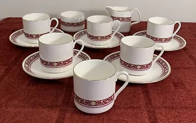Buy Royal Doulton Minuet Part Coffee Set, Cups, Saucers, Milk & Sugar  • 20£
