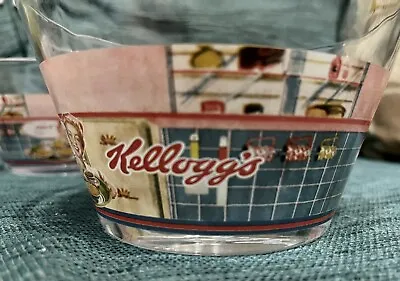 Buy KELLOGG’S Retro Vintage Style Glass Cereal Bowl X1 All Bran • 2.99£