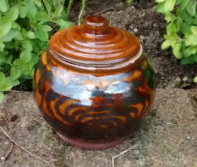 Buy Leach Pottery Studio Pottery Early Slipware Lidded Storage Jar • 189£