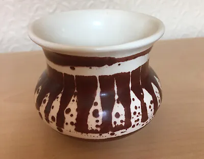 Buy Aviemore Pottery Small 2 1/2  High Burgundy Posy Vase Excellent Condition  • 5£