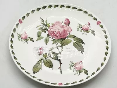 Buy Vintage Pierre Redoute Collection - Bone China Plate Rose Rose Centifolia • 12.99£
