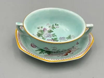 Buy Adams Metz Calyx Ware -  Vintage Handled Soup Cup And Stand. • 14.99£