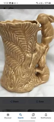 Buy Sylvac Rabbit Vase Brown Vintage 50s  Excellent Condition • 35£