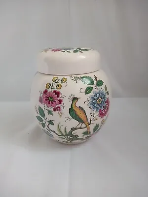 Buy Vintage Sadler  Peacock  Ginger Jar With Lid • 9.95£
