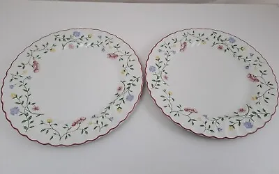 Buy 2x Vintage Johnson Brothers Summer Chintz Dinner Plates Floral 25cm / 9.75in • 12.99£