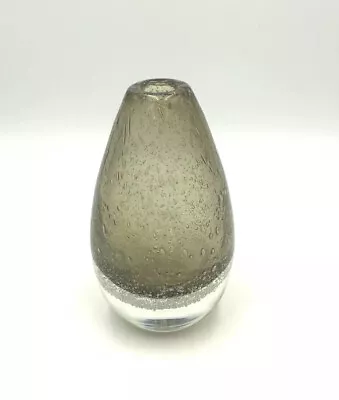 Buy Vintage Scandinavian Tapio Wirkkala Iittala ? Crystal Art Glass Vase Bubbles • 37.50£