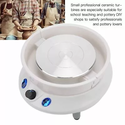Buy Electric Pottery Wheel Compact Structure 200 RPM Mini Pottery Wheel Supplies LSO • 97.07£