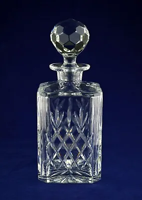 Buy Thomas Webb Crystal  WARWICK  Square Whiskey Decanter 10  Tall - Perfect • 39.50£
