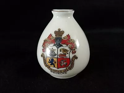 Buy Crested China - DOUGLAS Crest - Vase - Arcadian. • 5.50£