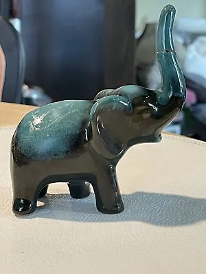 Buy Blue Mountain Pottery Hand Glazed Elephant Made In Canada • 11.34£