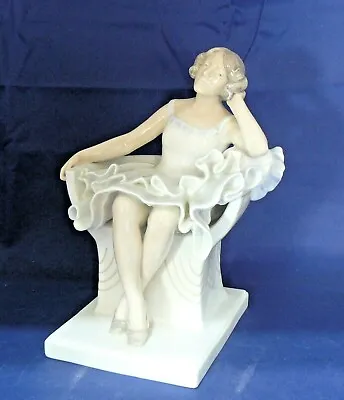Buy ROYAL COPENHAGEN - Figurine #894 - BALLET DANCER IN CHAIR By Axel Locher  • 1,150£