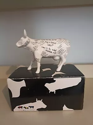 Buy Pottery Cow Parade Figure-Silly Cow-16087 • 10£
