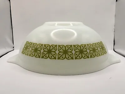 Buy Vintage Pyrex Autumn Floral Verde Mixing Bowl With Cinderella Handles 444 • 24.01£