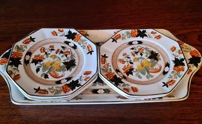Buy Mecklinberg Grimwades Stoke Serving Tray 6 Plates Vintage Fine Bone China Rare • 19.99£