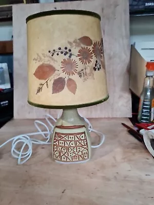 Buy Vintage Studio Pottery Lamp Base & Lamp Shade Please Read  • 32.99£