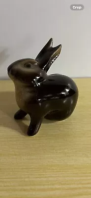 Buy Goebel W. German Brown Rabbit/Hare Ceramic Figurine 1961 Glazed Original Label  • 9.99£