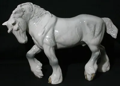 Buy Vintage Beswick Large Dapple Grey Action Shire Horse 2578 • 124.99£