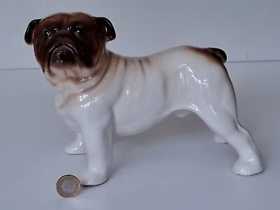 Buy Vintage Huge Melba Ware Ceramic  Bulldog Bull Dog, Gloss, Perfect • 13.95£