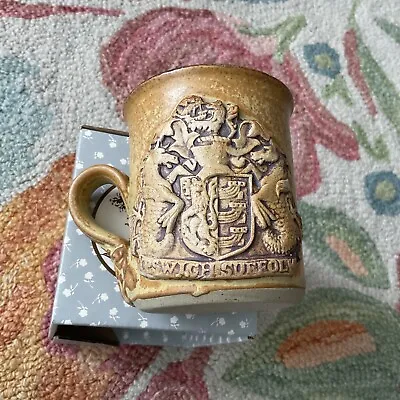 Buy Stonebridge Pottery 'Ipswich Suffolk' 1/2 Pint Tankard/Mug. BNIB • 13£