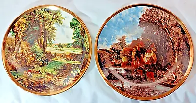 Buy BY CONSTABLE  THE VALLEY FARM & THE CORNFIELD   - 2 Lord Nelson Pottery Plates. • 6£