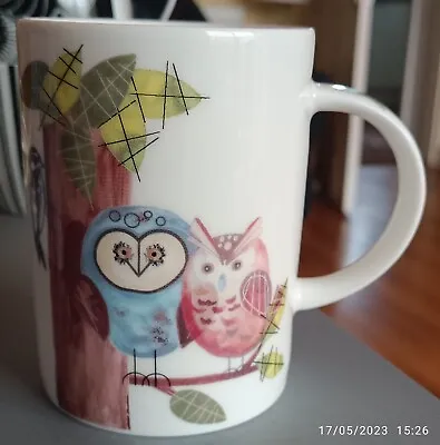 Buy Roy Kirkham Design Bone China Mug For RSPB Owls Woodpecker Design Coffee Tea Cup • 7.99£