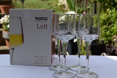 Buy Thomas Rosenthal Group 4 Liqueur Glasses Italy Loft Long Stem Crystal • 16£