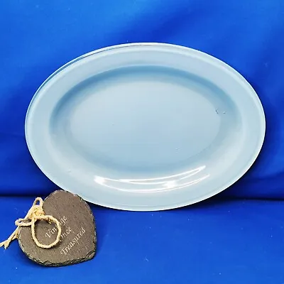 Buy Vintage BLUE PYREX * Medium Serving Platter / Meat Plate (13.75 , 35cm) * VGC • 9.93£