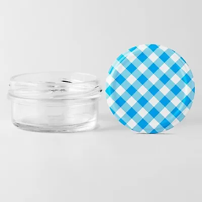 Buy Low Profile Squat Small Glass Jars 2 Oz/ 65 Ml Various Lids • 3.99£