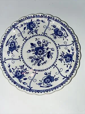 Buy Johnson Brothers Indies Cobalt Blue White China Saucer • 7.72£