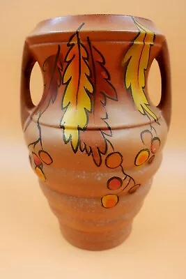 Buy Vulcan Ware Genoa Design Mid Century Vintage Art Pottery Vase. • 28.50£
