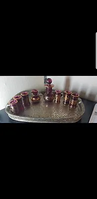 Buy Vintage Glassware Turkish Tea Set, Antique  • 55£