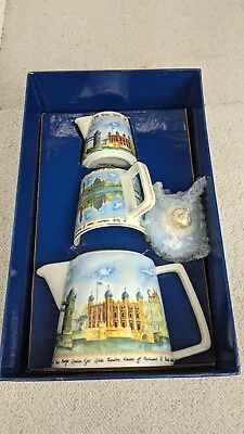 Buy Arthur Wood London Panorama Teapot Mug & Jug 3 Piece Set Fine China Boxed • 29.99£