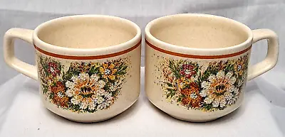 Buy Set Of 2 Temper Ware By Lenox Magic Garden Tea Coffee Cups Mugs Made In USA • 12.47£