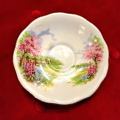 Buy VTG 1950-1959 Queen Anne Fine Bone China Saucer Plate England Meadowside A • 15£