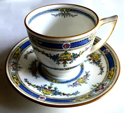Buy MINTONS Porcelain Demitasse Cup & Saucer PRINCESS PATTERN US PAT#15970 - 1924 • 23.98£