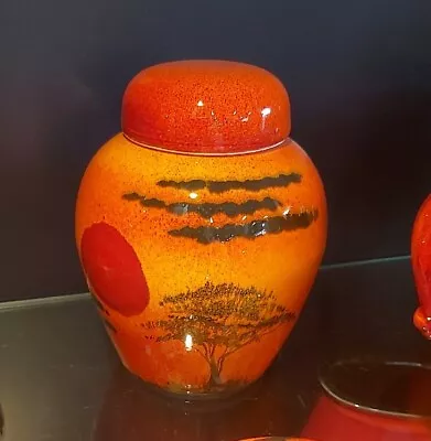 Buy Studio Poole Pottery Ginger Jar African Sky's Hand Thrown Alan White Master Pott • 69£