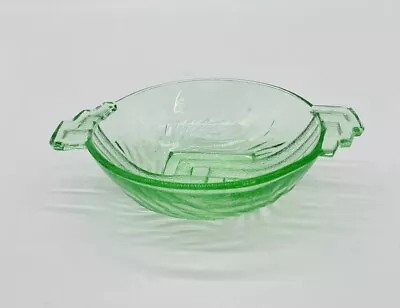 Buy Stolzle Green Art Deco Trinket Dish Small Bowl Glass 30s 1930s GA • 14.99£