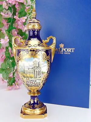 Buy Coalport Lidded Urn Vase Queen Elizabeth II Coronation Limited Edition /100 32cm • 439.99£