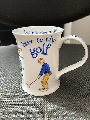 Buy Dunoon Golf Theme Bone China Coffee Mug • 9.95£