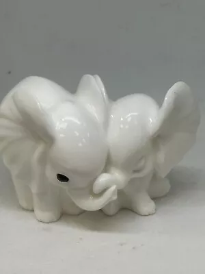 Buy Royal Osborne China White Elephants Figure Ornament Decorative 5  #LH GA 5195 • 5.14£