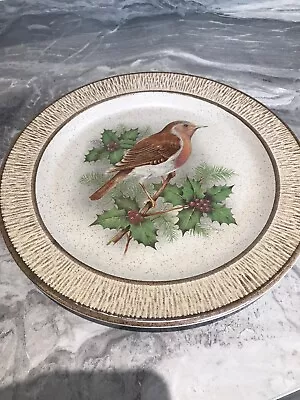 Buy Purbeck Pottery Robin Plate 27cm Diameter Used • 7.50£