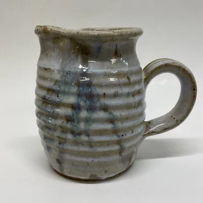 Buy Mercy Farm Pottery Gray-Multi Ceramic Pottery Pitcher • 32.77£