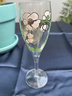 Buy 2 Vintage Perrier Jouet Champagne Flutes Hand Painted Art Nouveau Made In France • 24£
