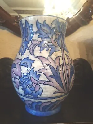 Buy Charlotte Rhead Crown Ducal Vase  Cobalt Needs Restoration Repair RARE • 25£