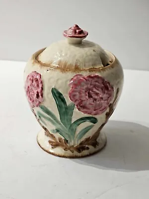Buy Arthur Wood Vintage Preserves Pot Hand Painted Raised Relief Carnation Design  • 31.79£