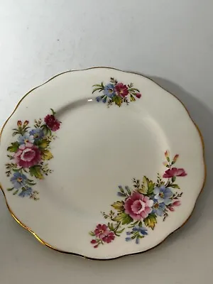 Buy Queen Anne Fine Bone China Small Floral Gold Rim Dish Plate Decorative  #LH • 2.99£