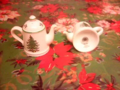 Buy Spode Christmas Tree Set - Dinner Plates, Side Plates, Bowls , Cups, Jugs • 10.50£